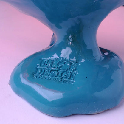 Big Collina Vase Extra Colour - Clear Antique Pink, Clear Red And Matt Ocean