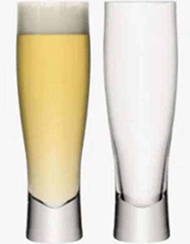 Bar Lager Glass 400ml Clear x 4