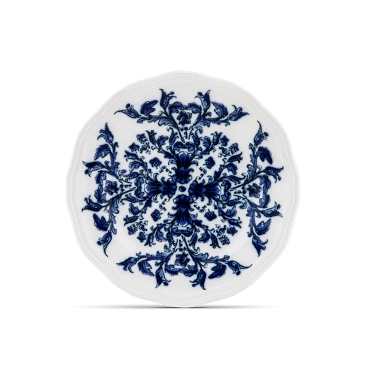 Babele Blue Flat Bread Plate