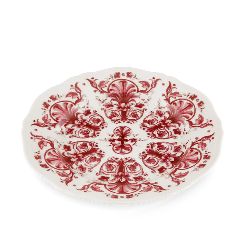 Babele Rosso Flat Dinner Plate