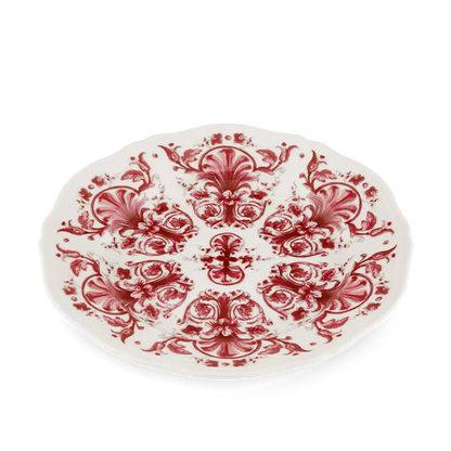 Babele Rosso Flat Dinner Plate