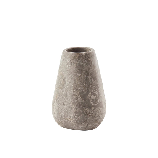 Gray textured vase Bathroom accessories