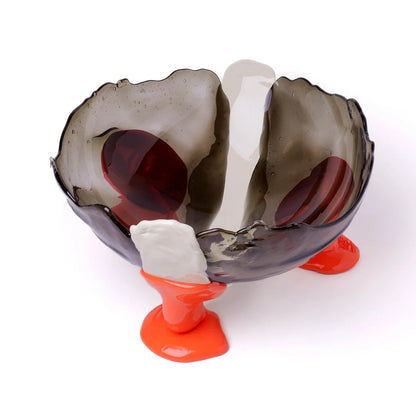 Big Collina Vase Extra Colour - Clear Fumè, Ivory, Pastel Orange