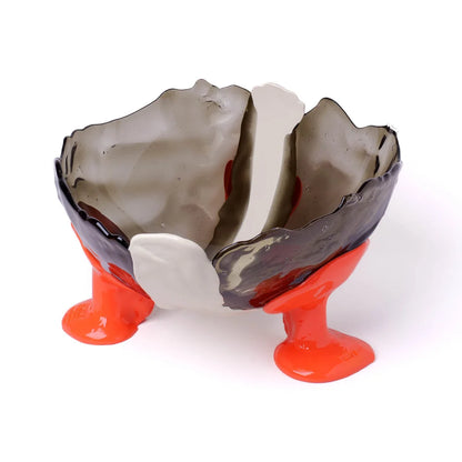 Big Collina Vase Extra Colour - Clear Fumè, Ivory, Pastel Orange