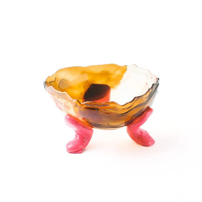 Big Collina Vase Extra Colour - Clear Ruby, Clear Brown And Matt Fuchsia