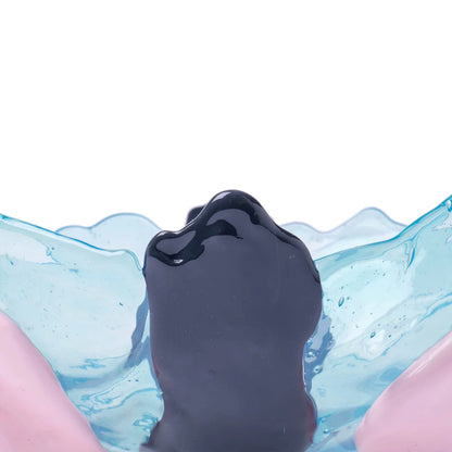 Big Collina Vase Extra Colour - Clear Aqua, Grey, Pastel Pink