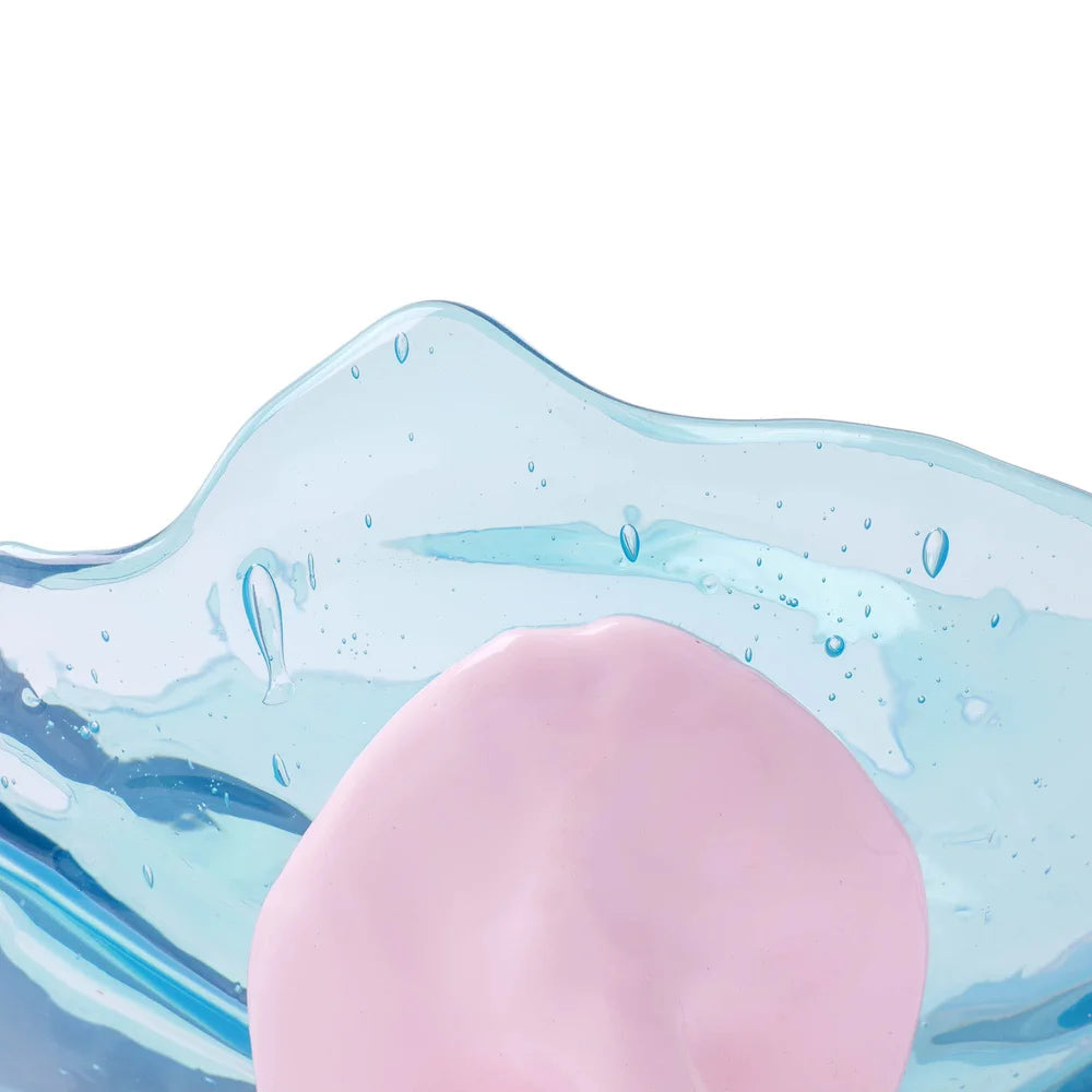 Big Collina Vase Extra Colour - Clear Aqua, Grey, Pastel Pink