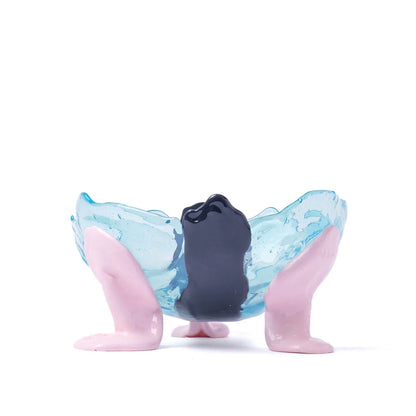 Big Collina Vase Extra Colour - Clear Aqua, Grey, Pastel Pink