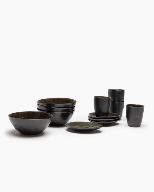 breakfast bowl and plate set