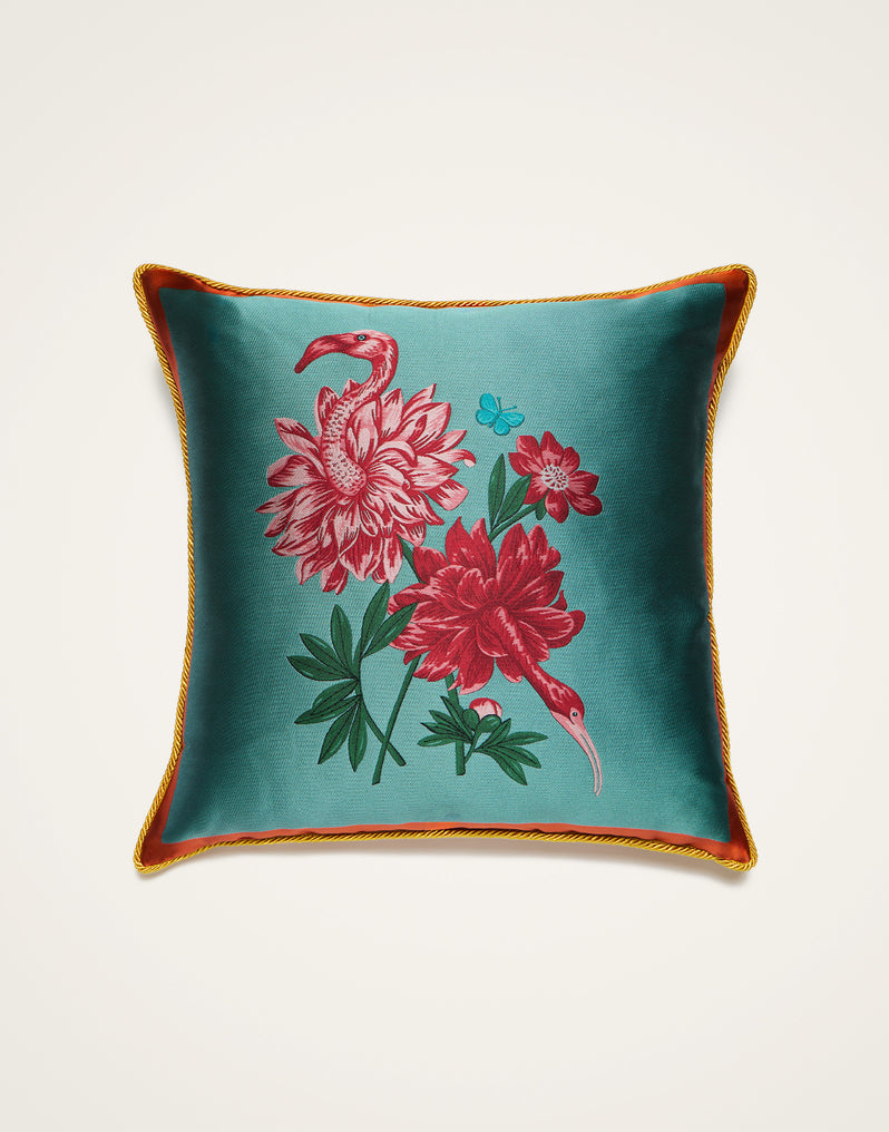Birdbloom Sky Blue Cushion