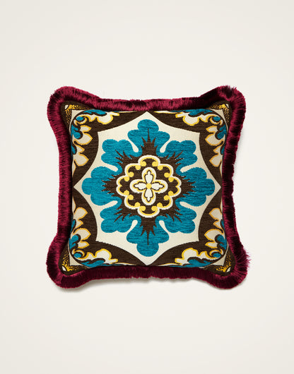 Palazzo Blue Petrol Cushion