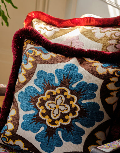 Palazzo Blue Petrol Cushion