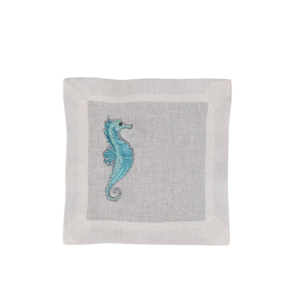 Cavallo Linen Coasters Set of 4