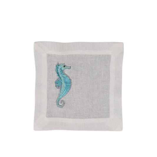 Cavallo Linen Coasters Set of 4