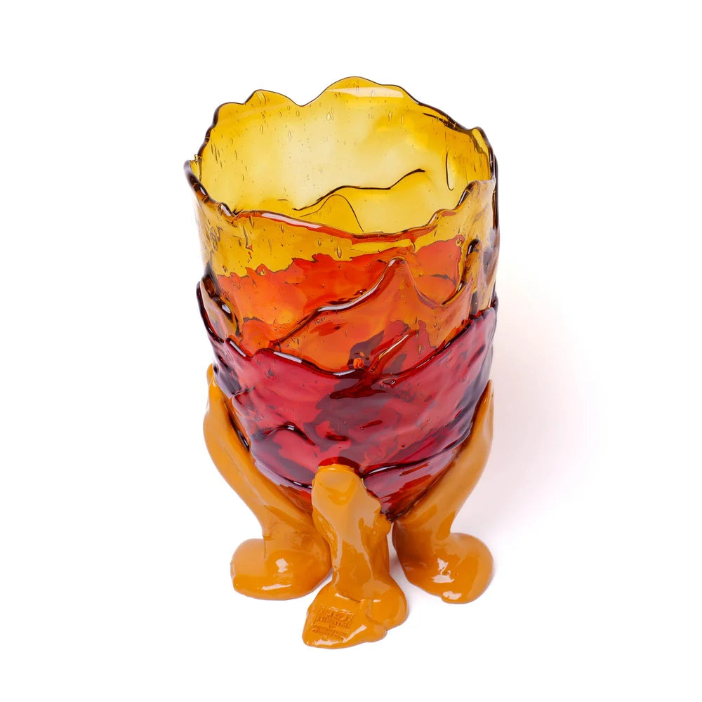 Clear Vase Extra Colour - Clear Amber, Fuchsia, Matt Ochre