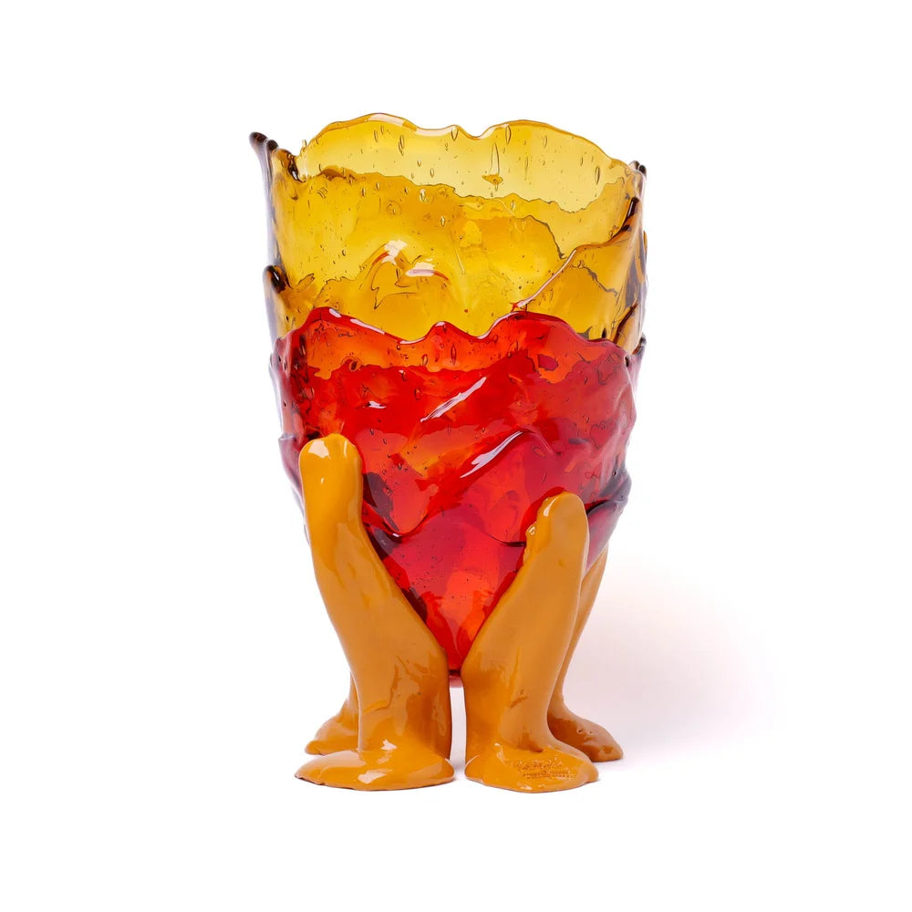 Clear Vase Extra Colour - Clear Amber, Fuchsia, Matt Ochre