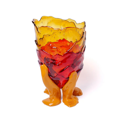 Clear Vase Extra Colour - Clear Amber, Fuchsia, Matt Ochre