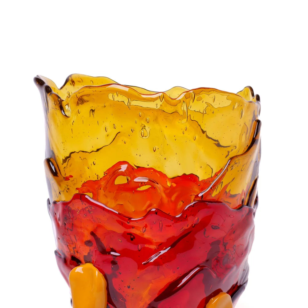 Clear Vase Extra Colour - Clear Amber, Fuchsia, Matt Ochre