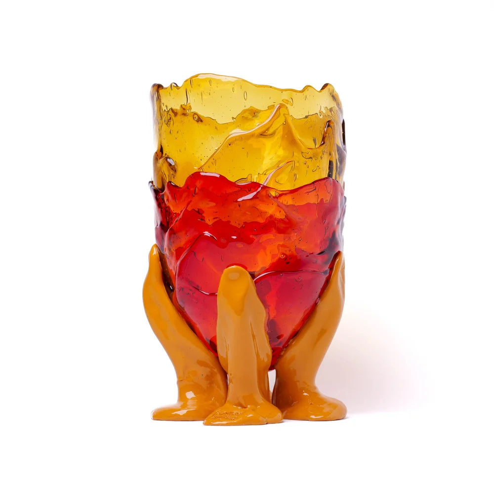 Clear Vase Extra Colour - Clear Amber, Fuchsia, Matt Ochre