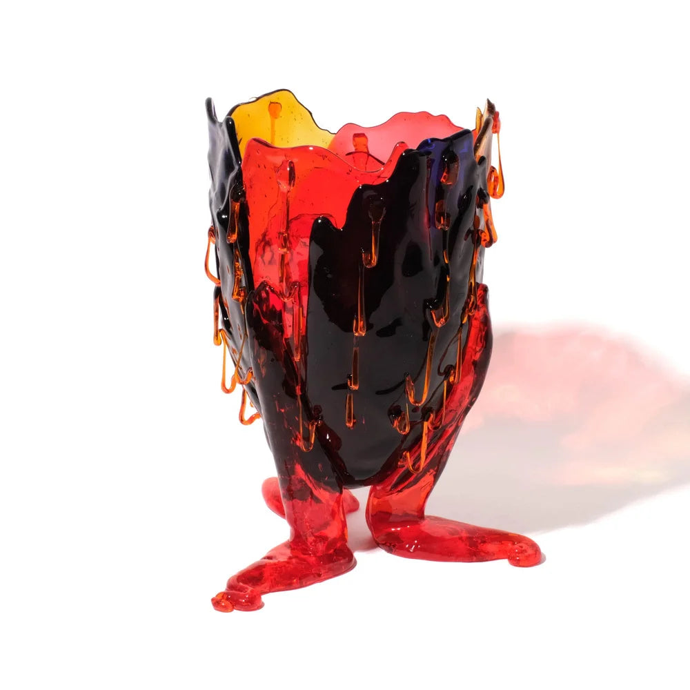 Clear Special Vase Extra Colour - Blue, Amber, Red, Orange