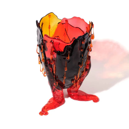 Clear Special Vase Extra Colour - Blue, Amber, Red, Orange