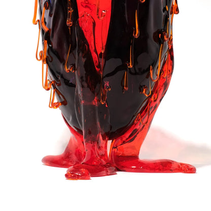 Clear Special Vase Extra Colour - Blue, Amber, Red, Orange