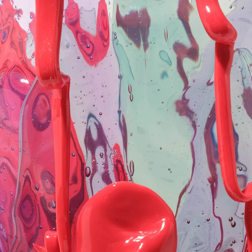 Clear Special Vase Extra Colour - Aqua, Red, Lilac, Matt Sorbet