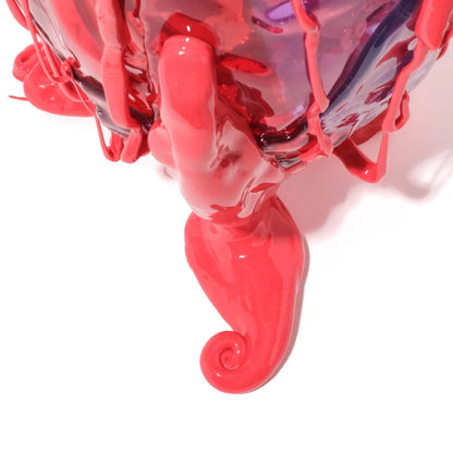 Clear Special Vase Extra Colour - Aqua, Red, Lilac, Matt Sorbet