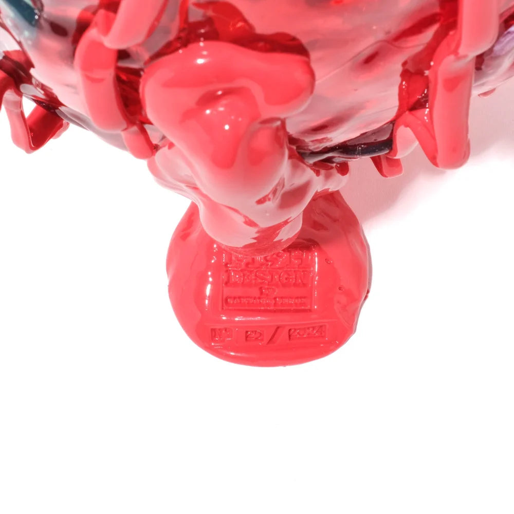 Clear Special Vase Extra Colour - Aqua, Red, Lilac, Matt Sorbet