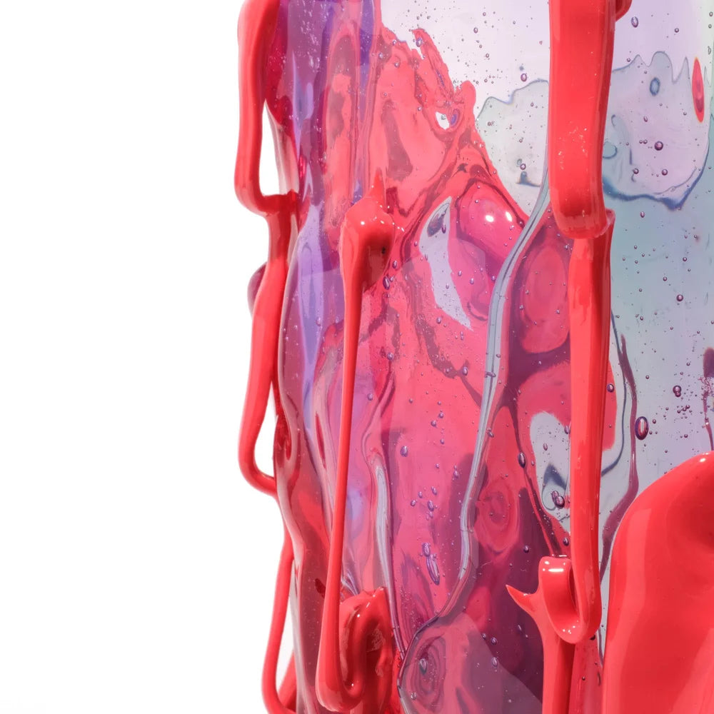 Clear Special Vase Extra Colour - Aqua, Red, Lilac, Matt Sorbet