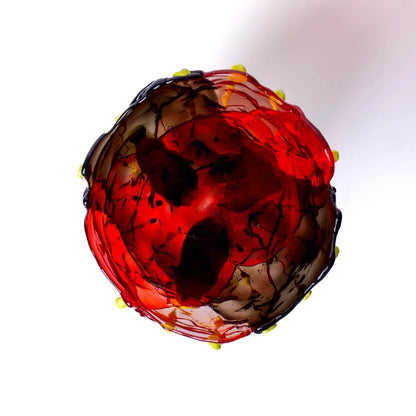 Clear Special Vase Extra Colour - Clear Red, Clear Fumè, Clear Light Ruby And Matt Fluo Yellow