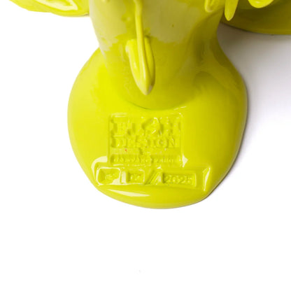 Clear Special Vase Extra Colour - Clear Red, Clear Fumè, Clear Light Ruby And Matt Fluo Yellow