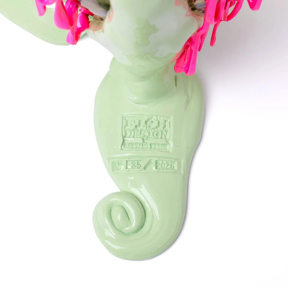 Clear Special Vase Extra Colour - Clear Fumè, Yellow, Fluo Fuchsia, Mint