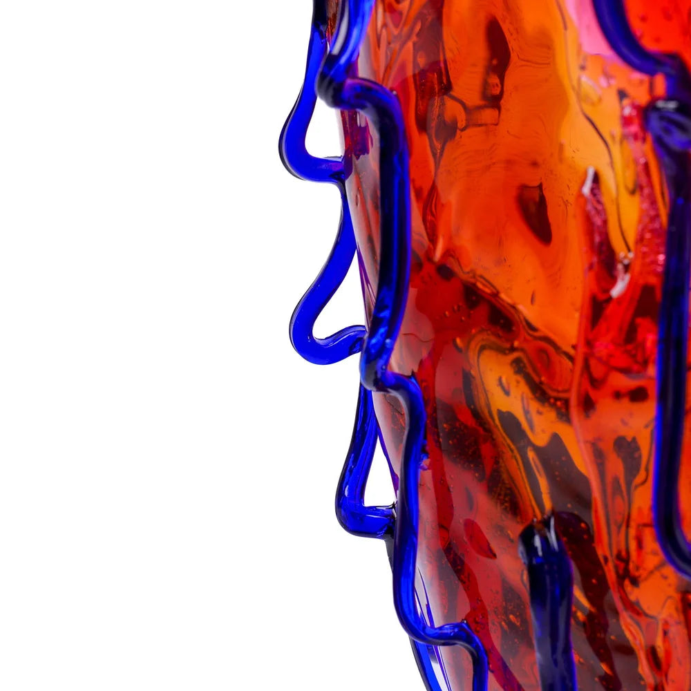 Clear Special Vase Extra Colour - Amber, Clear Fuchsia, Blue