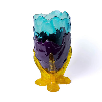 Clear Vase Extra Colour - Clear Aqua, Matt Aubergine, Clear Yellow