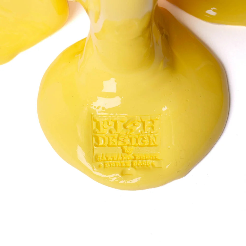 Clear Vase Extra Colour - Clear Bottle Green, Clear Light Ruby And Matt Pastel Yellow