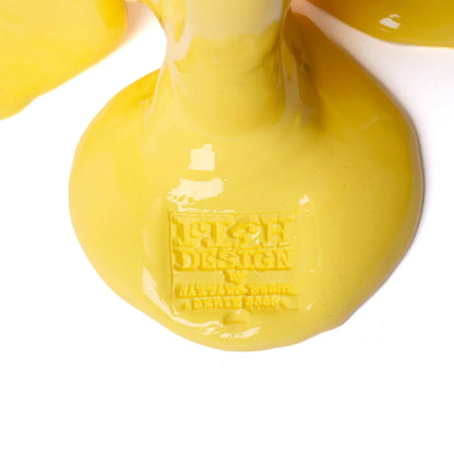 Clear Vase Extra Colour - Clear Bottle Green, Clear Light Ruby And Matt Pastel Yellow