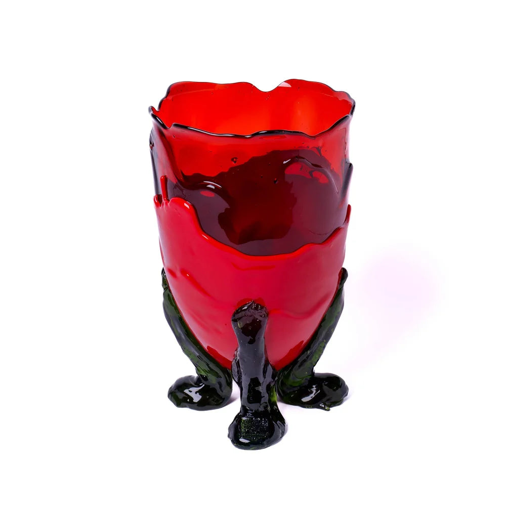 Clear Vase Extra Colour - Dark Ruby, Matt Red, Bottle Green