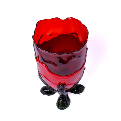 Clear Vase Extra Colour - Dark Ruby, Matt Red, Bottle Green