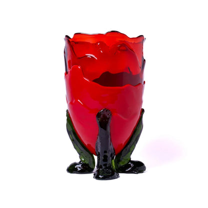 Clear Vase Extra Colour - Dark Ruby, Matt Red, Bottle Green