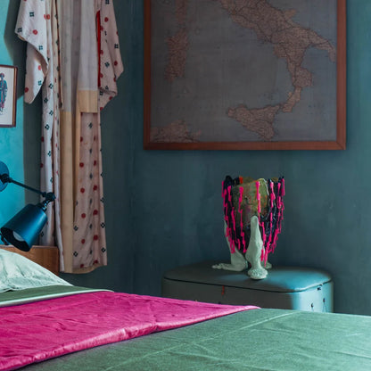 Clear Special Vase Extra Colour - Clear Fumè, Yellow, Fluo Fuchsia, Mint