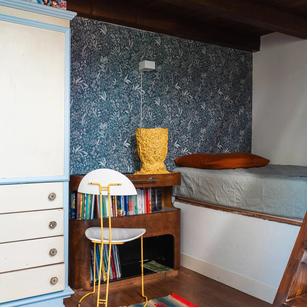 Moss Vase - Matt Pastel Yellow, Blue