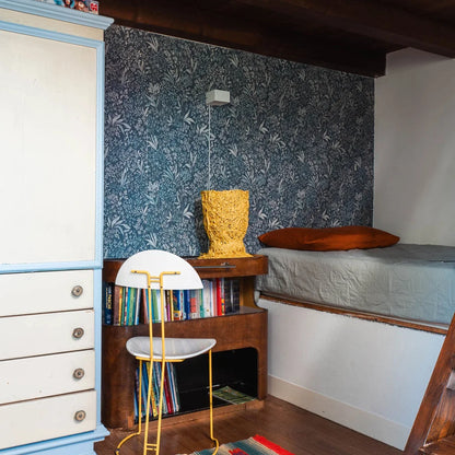 Moss Vase - Matt Pastel Yellow, Blue