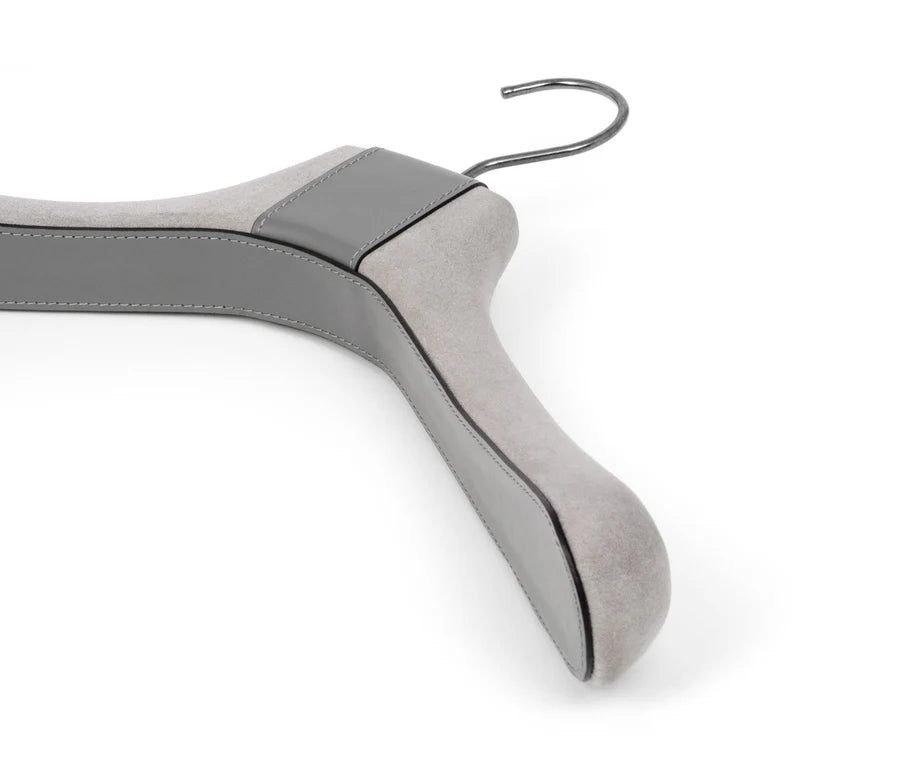 Coat Hanger With Suede