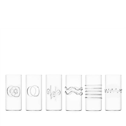 Set 6 pcs longdrink assorted