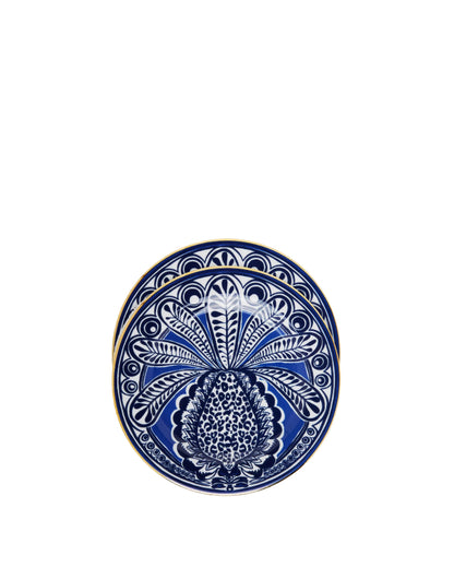 Dessert Plate Set of 2 - Big Pineapple