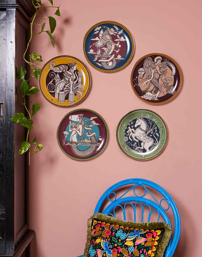 The Sphynx Saffron Decorative Plate