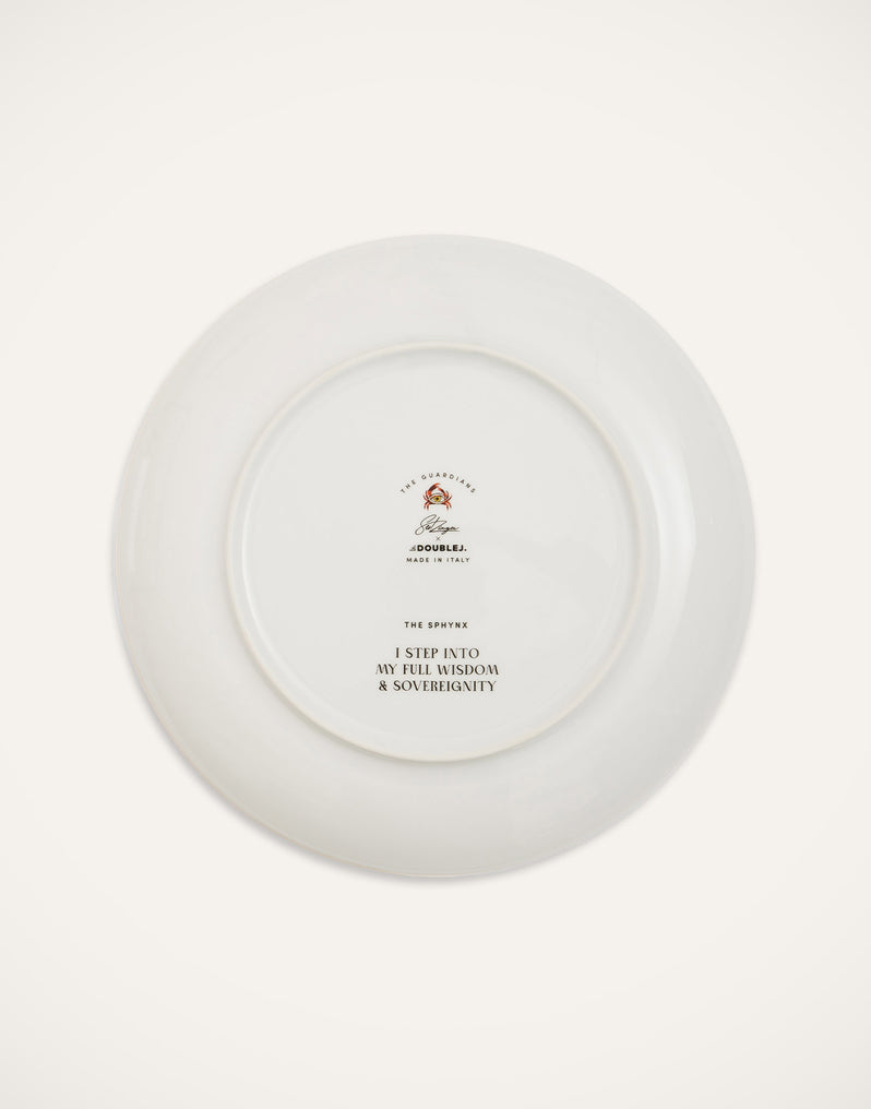 The Sphynx Saffron Decorative Plate