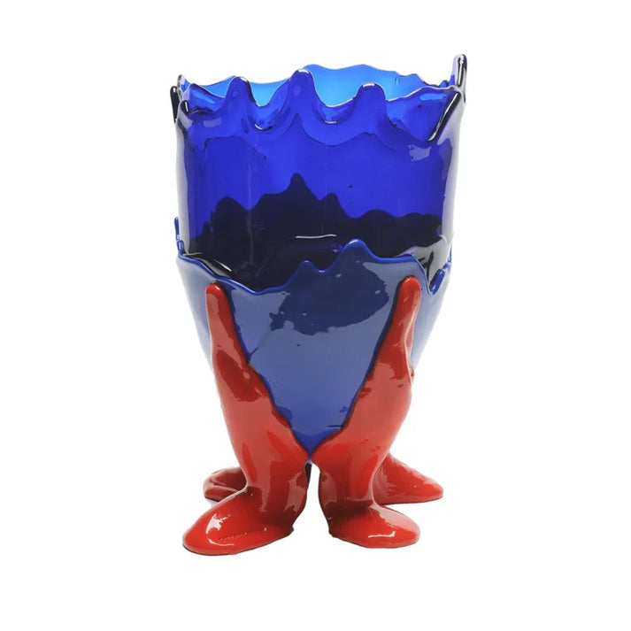 Clear Vase Extra Colour - Blue, Matt Blue, Red