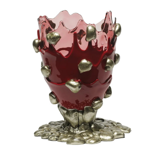 Nugget Vase Extra Colour - Clear Pink, Matt Cherry, Bronze